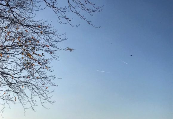 O céu e os aviões